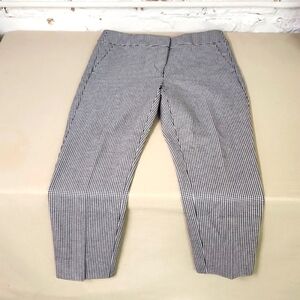 Loft Size 8 Black and White Checked Trousers